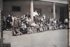 Espagne, Oviedo, Les Gosses de l'Ecole de Santullano (beaucoup de blonds rubios)