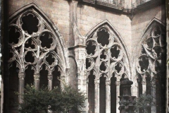 Espagne, Oviedo, Le cloître Gothique de la Cathédrale