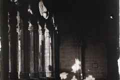 Espagne, Oviedo, Un coin du cloître Gothique de la Cathédrale