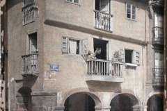 Espagne, Oviedo, L'une des vieilles maisons de la place de la Cathédrale