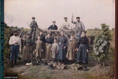 St Emilion, Groupe de Vendangeurs
