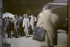 Suisse, Genève, Arrivée de Mr Mac donald