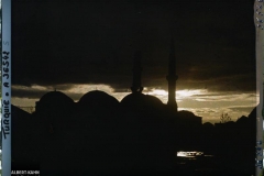 Thrace, Andrinople, Coucher de Soleil sur Eski - Djami