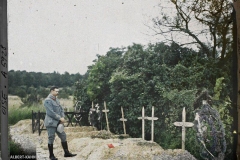 France, Ricquebourg, Tombes de Soldats à Ricquebourg.