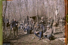 France, près Verdun, Bois de Thieville Scène de bivouac