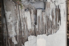 Bosnie, Mostar, Un revêtement des maisons de bois