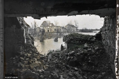 France, Berry au Bac, Vue s/ l'Aisne