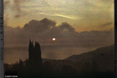 Mont Athos, Karyès, Levers de Soleil à Karyès