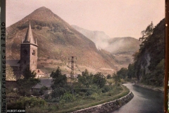 France, Vallée d'Ossau, Paysage à Sarrancolin