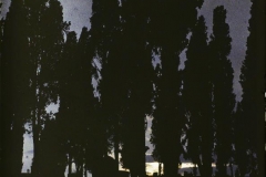 Turquie, Scutari d'Asie, Cimetière, effet du Soir