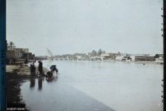 Irak, Hillé, Paysage sur l'Euphrate