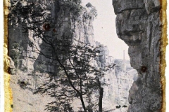Algérie, Constantine, Au fond des gorges, Paysage