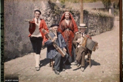 France , Vallée D'Ossau, Les musiciens le jour de la fête