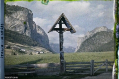 Tyrol, Wolkenstein, Christ à l'entrée de la Langethal