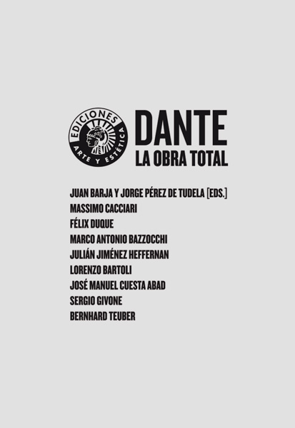 Dante. La obra total | Juan Barja y Jorge Pérez de Tudela (eds.)