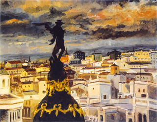 Acrílico sobre lienzo y dibujo