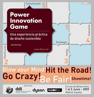 Taller de Arte Actual | Power Innovation Game. Una experiencia práctica de diseño sostenible