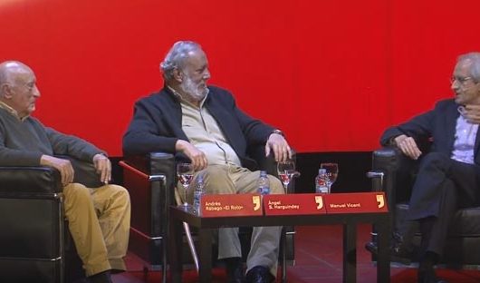 Manuel Vicent, El Roto y Ángel S. Harguindey